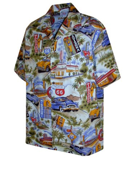 Pacific Legend Mens M to 4X Route RT 66 Shirt