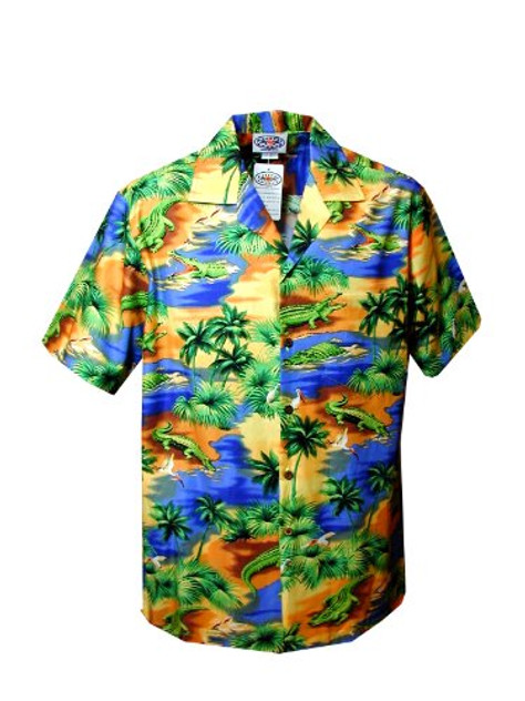 Pacific Legend Tropical Shirts Alligators