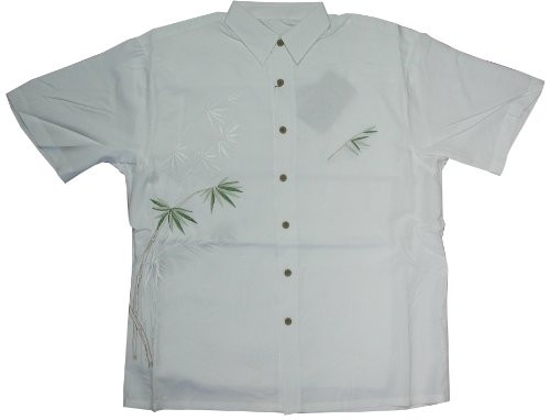 Bamboo Dignity Men's Embroidered Bamboo Cay Polynosic  Shirt