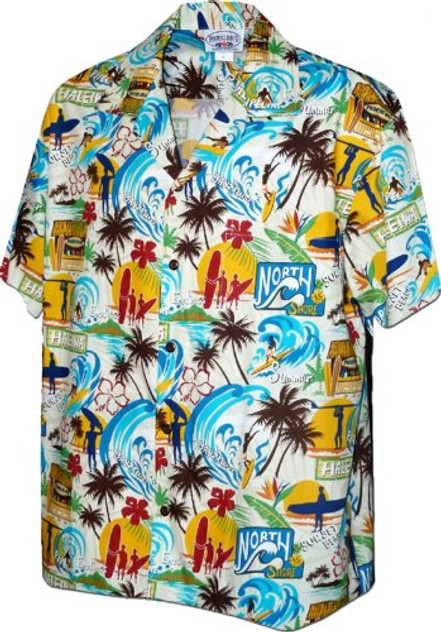 Pacific Legend Mens S to 3X Endless Summer Surfing Shirt