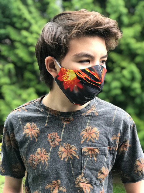 RJC 2 Sided Hawaiian Cotton Face Masks