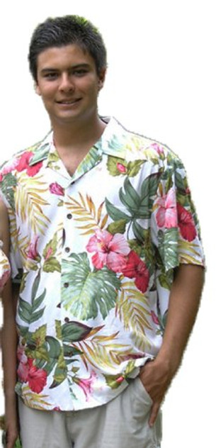 RJC Mens Exotic Garden Rayon Shirt