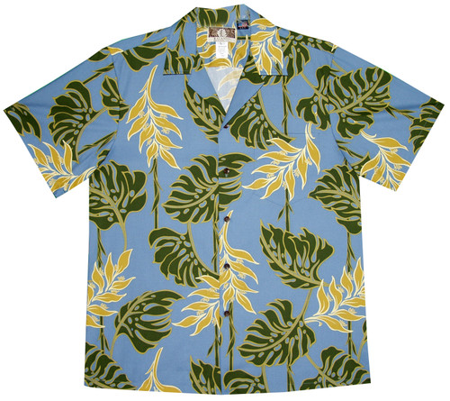 Monstera Jungle Vines Men's Hawaiian Shirt