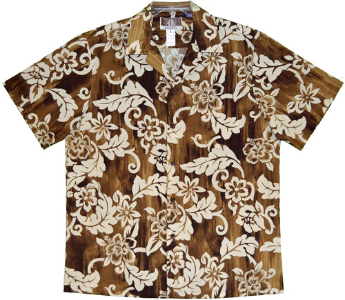 Transparent Hibiscus Men's Hawaiian Shirt