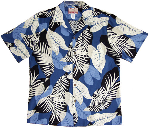 Sassy Garden Leaves Men's Hawaiian Shirt