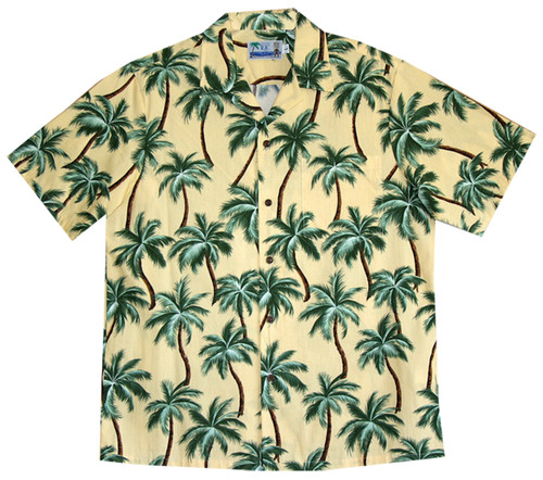 Island Palm Trees Men's Hawaiian Shirt