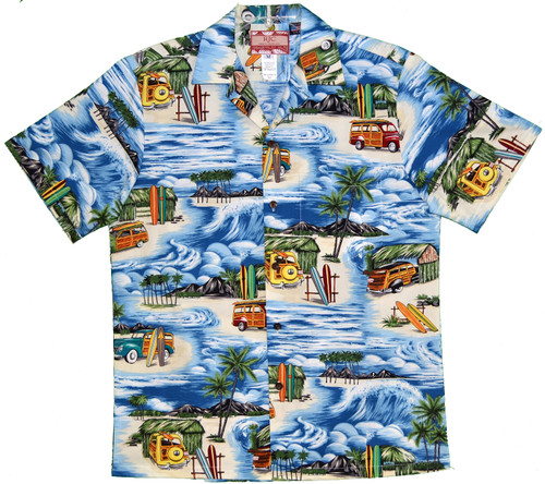 My Woody Surf Vacation Men's Hawaiian Shirt