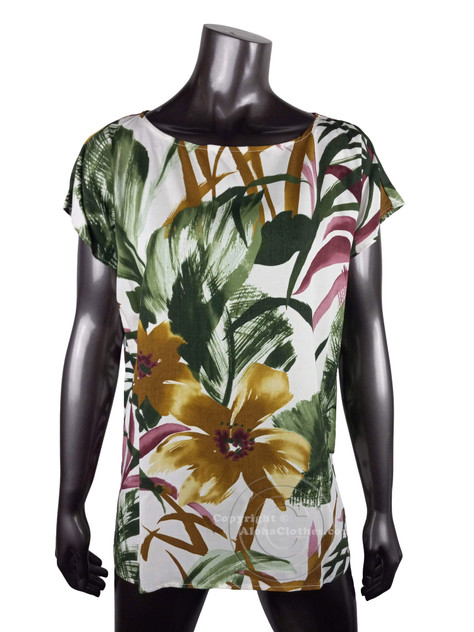 Monstera Breeze Women's Hawaiian Tunic Top