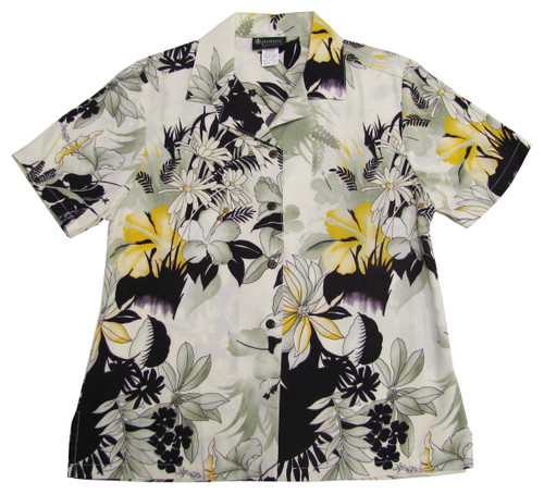 RJC Passion Fascination Women's Hawaiian Camp Shirt – Rayon, Made in Hawaii