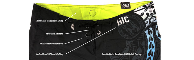 Hawaiian Island Creations (HIC) 21" Kanaha 8 Way Stretch Boardshorts