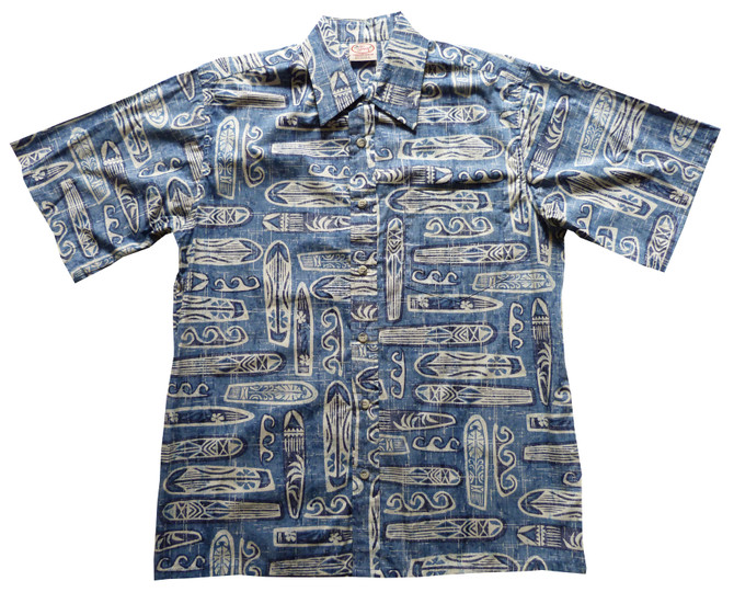 Go Barefoot Mens Surfboards Placket Reverse Shirt