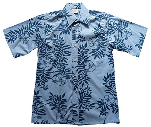 Go Barefoot Mens Mini Tahitian Placket Reverse Shirt