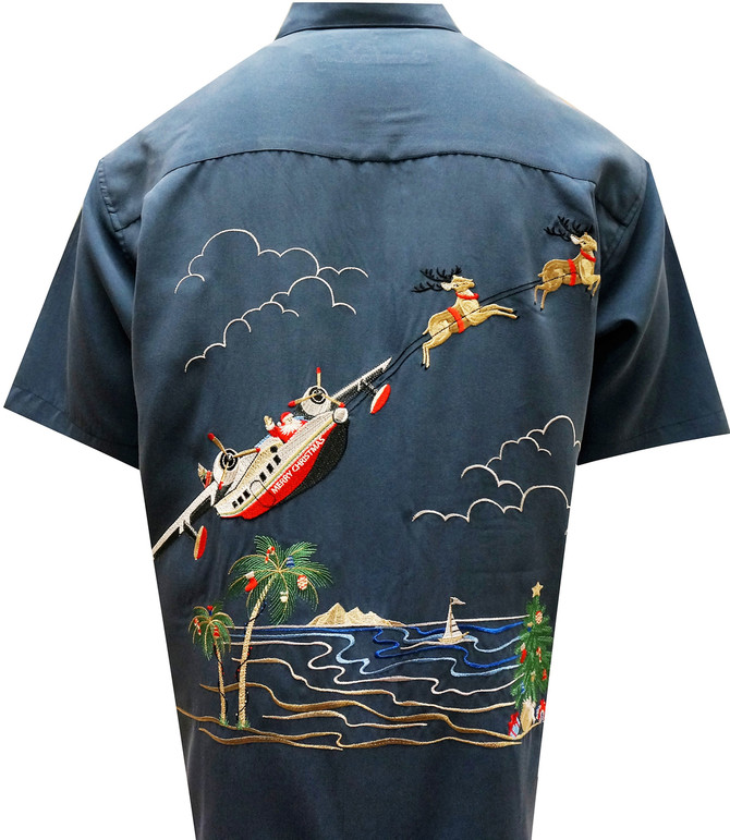 Bamboo Cay North Pole Flight Hawaiian Shirt