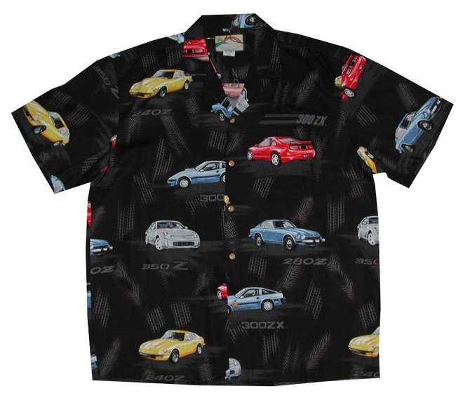 Nissan Z Men's Hawaiian Aloha Rayon Shirt