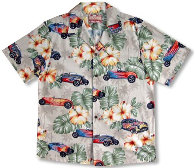 Hawaiian Hot Rods Men's Hawaiian Aloha Shirt