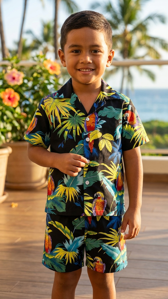 RJC Boy's Jungle Parrot 2pc Set