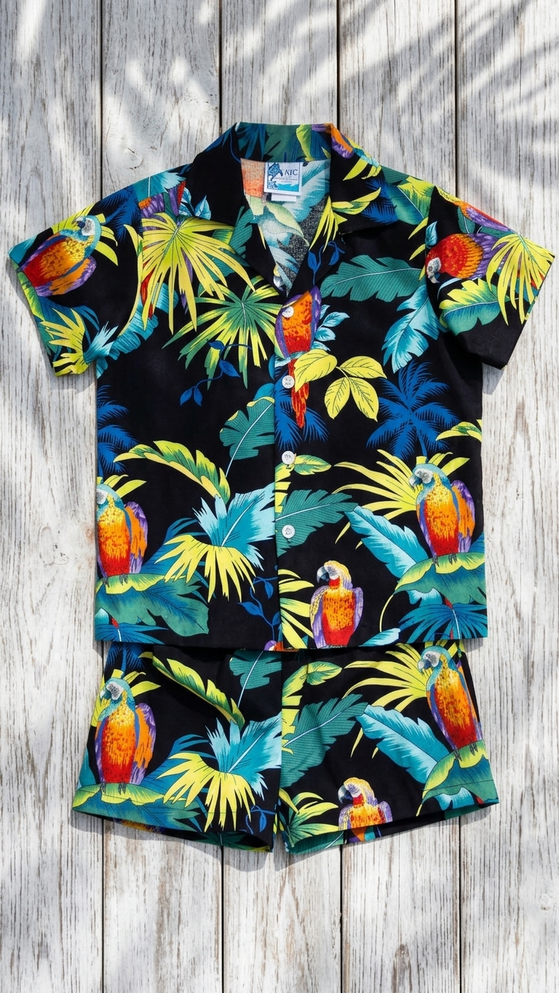 RJC Boy's Jungle Parrot 2pc Set