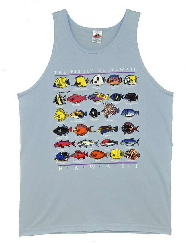 RJC Unisex Fishes of Hawaii Tank Top
