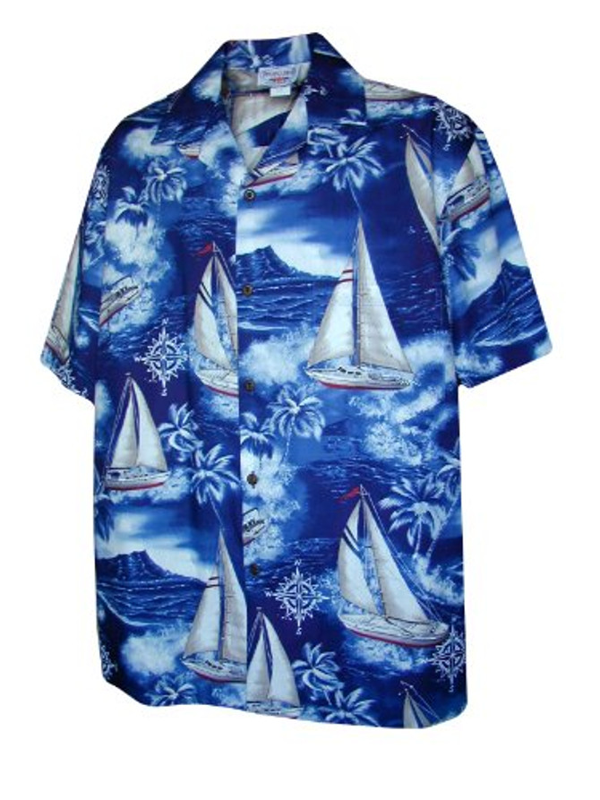 Pacific Legend Mens Ocean Sailing Dream Cruise Shirt