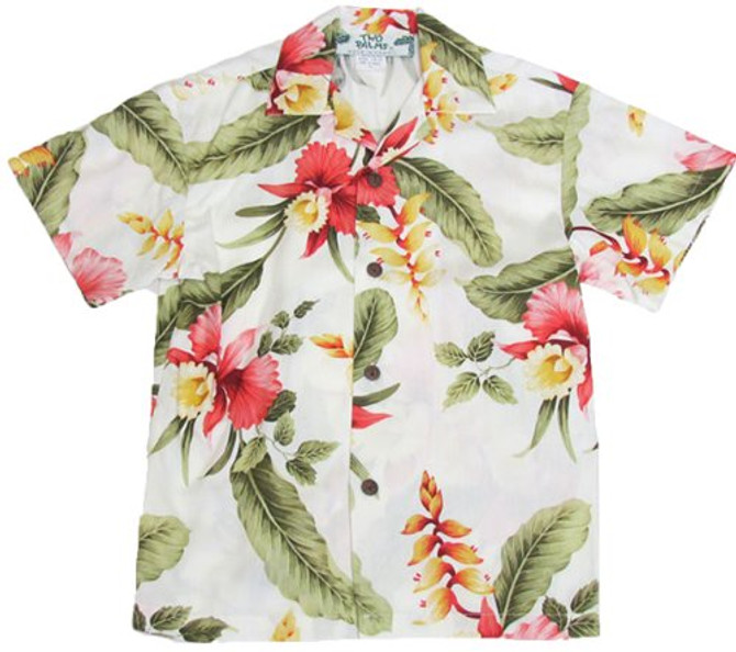 Two Palms Boy's Sonic Orchid Rayon Shirt