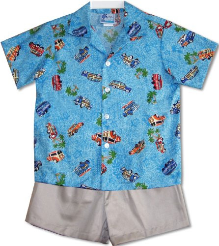 RJC Boys 6 Months to 7 Toddler Woodies 2pc Set