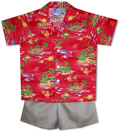 RJC Boys Underwater Cartoon Island 2pc Set