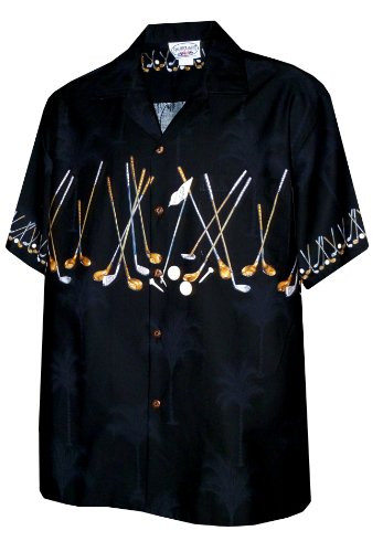 Pacific Legend Mens S to 4X Golf Club Chest Band Shirt