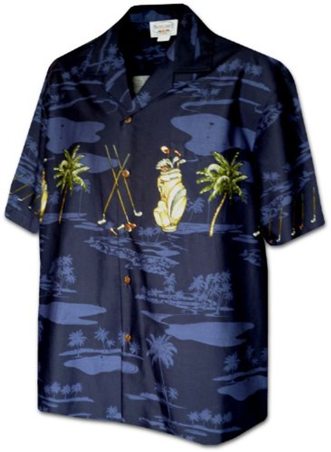 Pacific Legend Mens S to 4X Golf Clubs Golf Bag Chest Band Shirt
