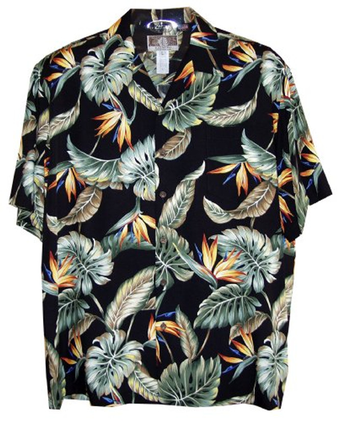 RJC Mens Bird of Paradise Summer Rayon Shirt