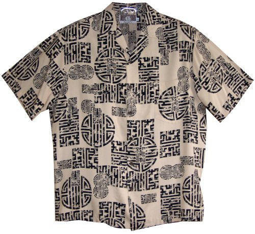 RJC Mens Asian Good Luck Rayon Shirt