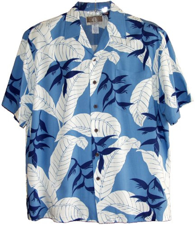 RJC Mens Ginger Heliconia Jungle Rayon Shirt