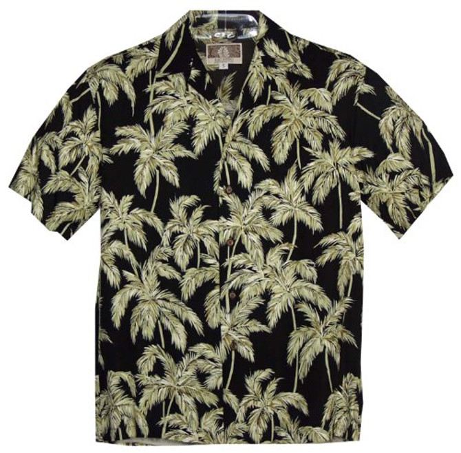 RJC Mens Palm Trees Rayon Shirt