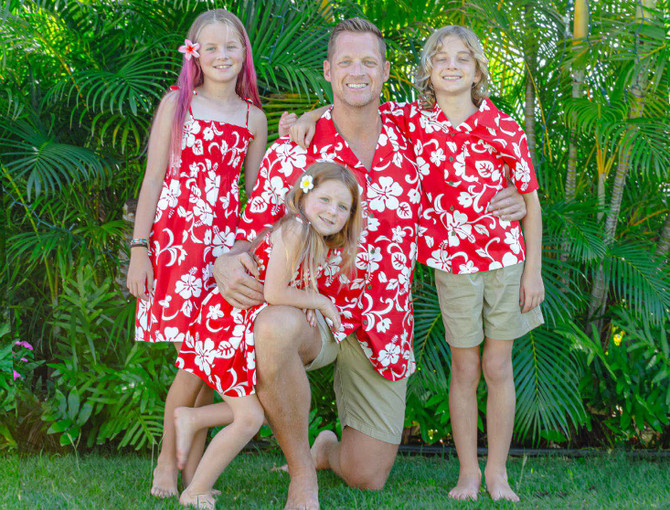 RJC Boys Classic Hibiscus Shirt