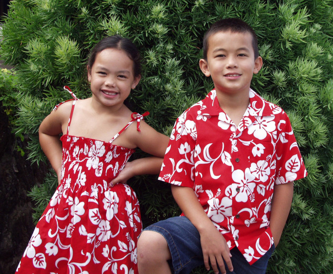 RJC Boys Classic Hibiscus Shirt