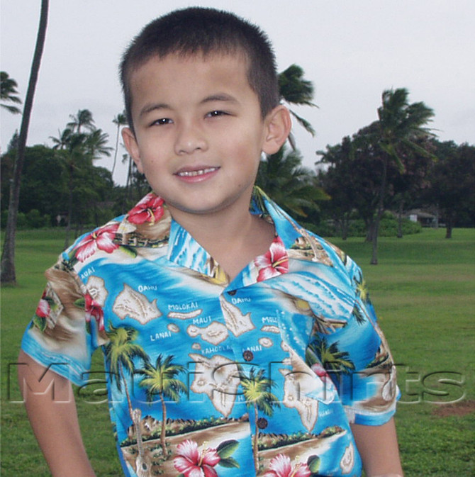 RJC Boys Hibiscus Hawaiian Island Shirt