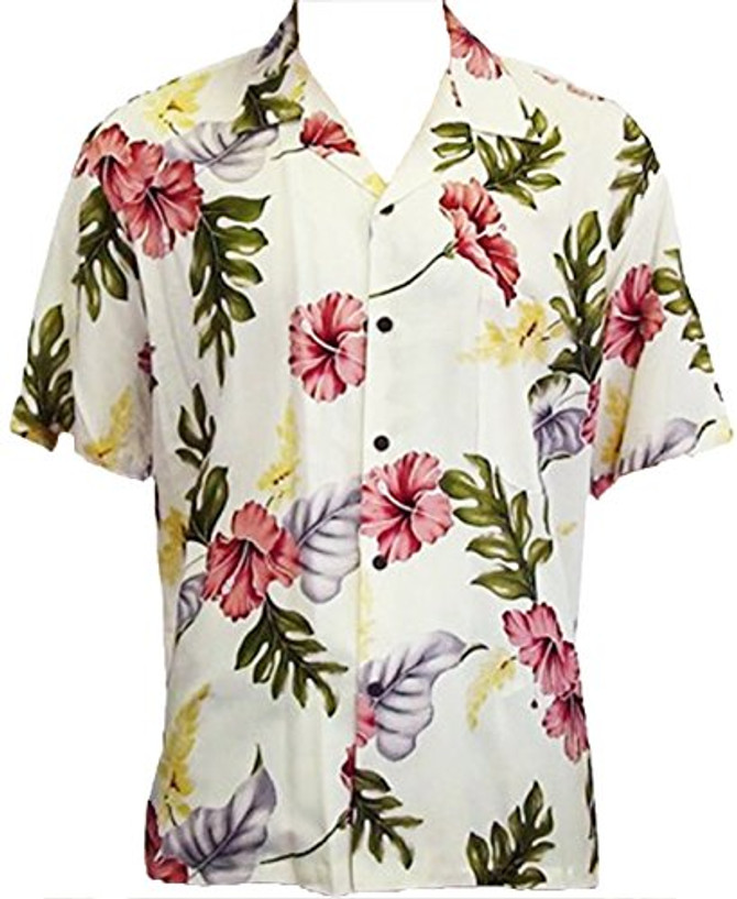 Two Palms Men's Monstera Rayon Shirt