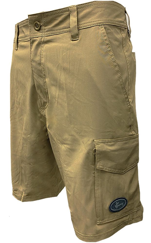 Go Barefoot Men's AM/PM 8 Way Stretch Cargo Shorts