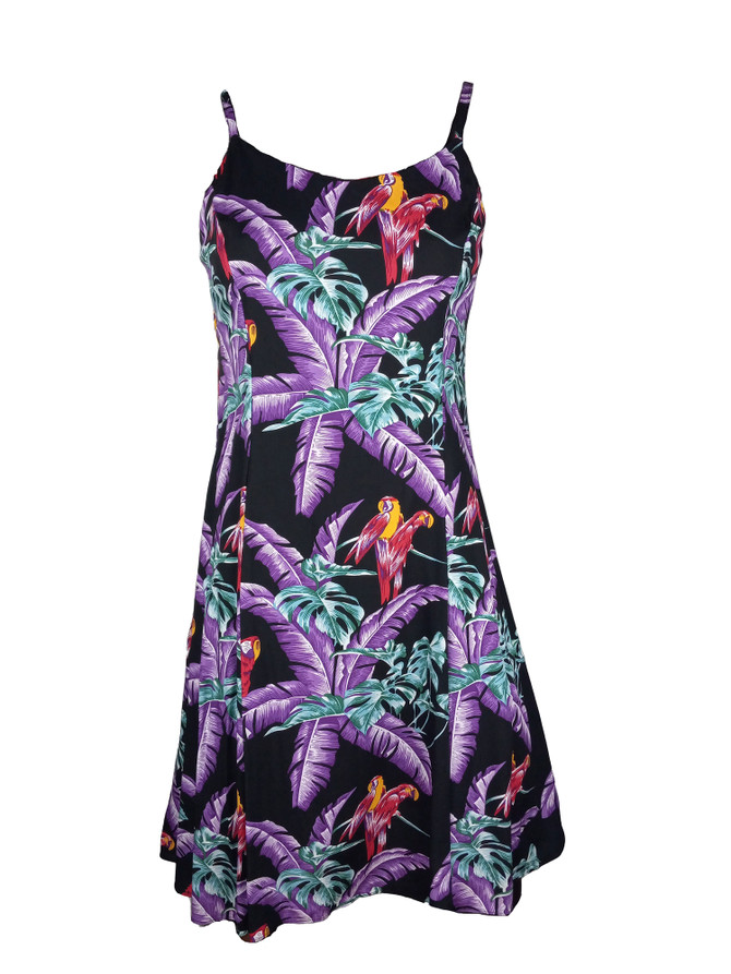 Jungle Bird Women's Princess Seam Flared Hawaiian Dress Jungle Bird Women's Princess Seam Flared Hawaiian Dress