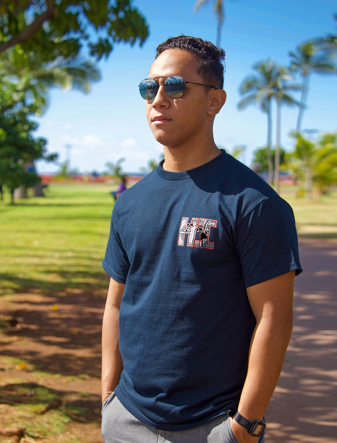 Tapa HI Block Screenprinted Hawaiian T-Shirt