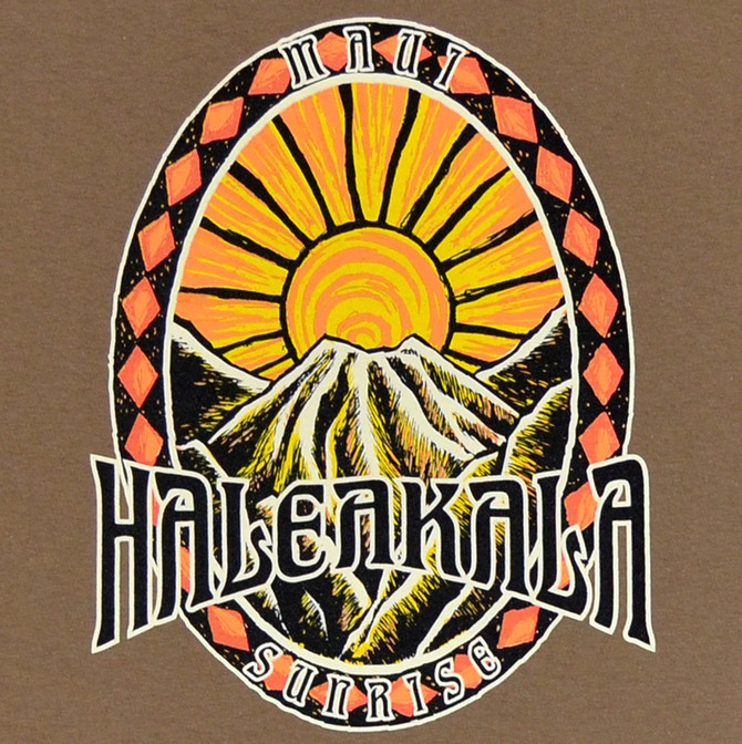Maui Haleakala Screenprinted Hawaiian T-Shirt