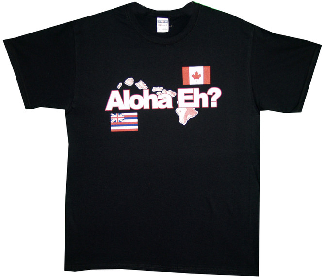 Aloha Eh? Screenprinted Hawaiian T-Shirt