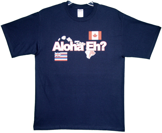 Aloha Eh? Screenprinted Hawaiian T-Shirt