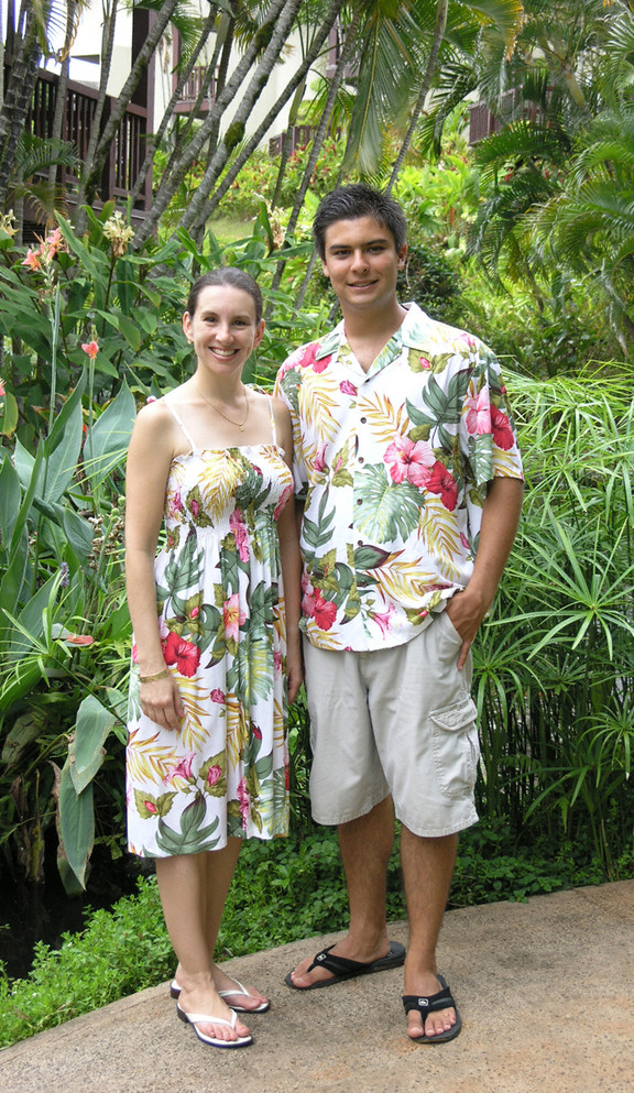 Exotic Garden Women's Hawaiian Smocked Dress