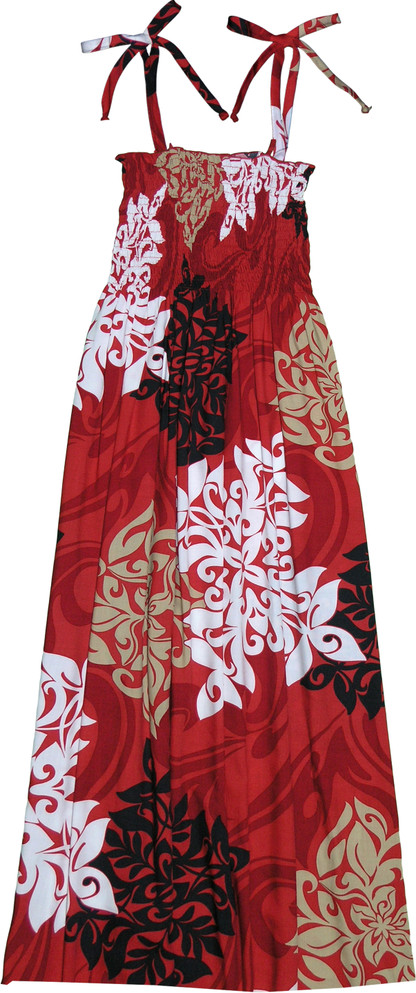 Artistic Quilt Women's Hawaiian Smocked Dress
