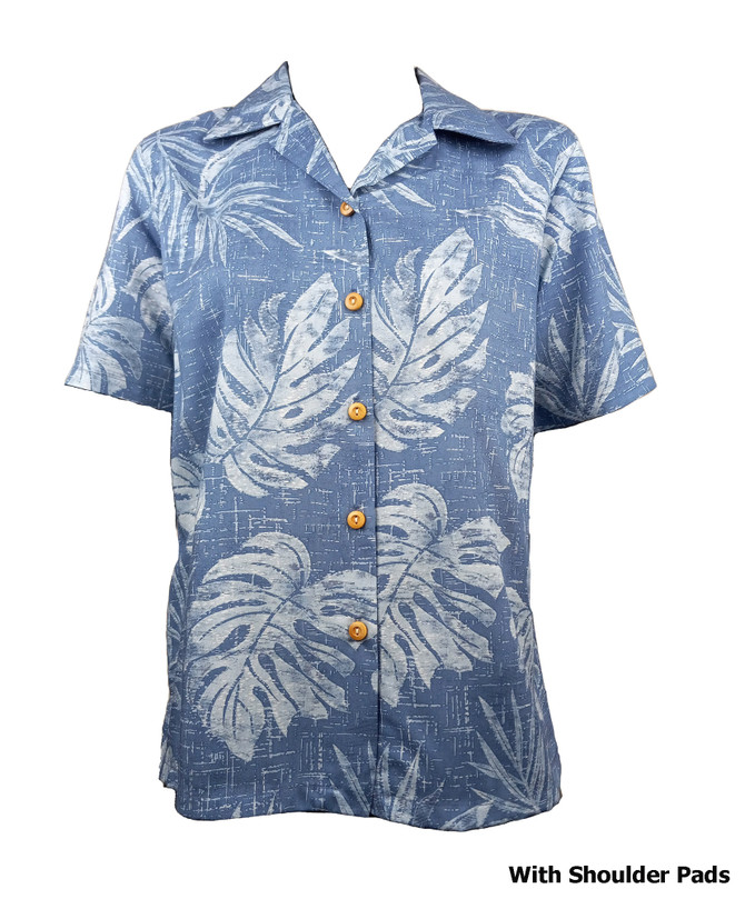 Pacific Bird of Paradise Women's Hawaiian Camp Shirt