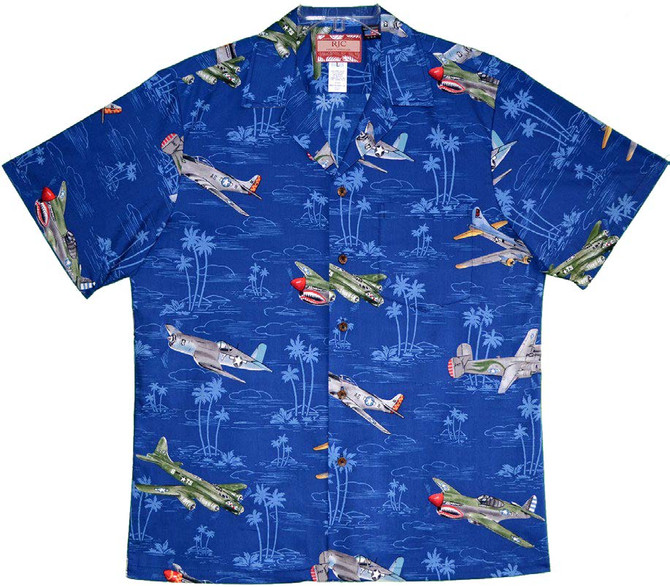 USA Airplane Men's Hawaiian Shirt