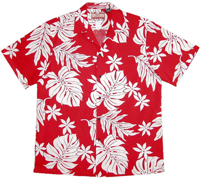 Tiare Monstera Leaf Men's Hawaiian Shirt