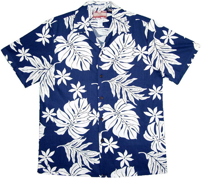 Tiare Monstera Leaf Men's Hawaiian Shirt