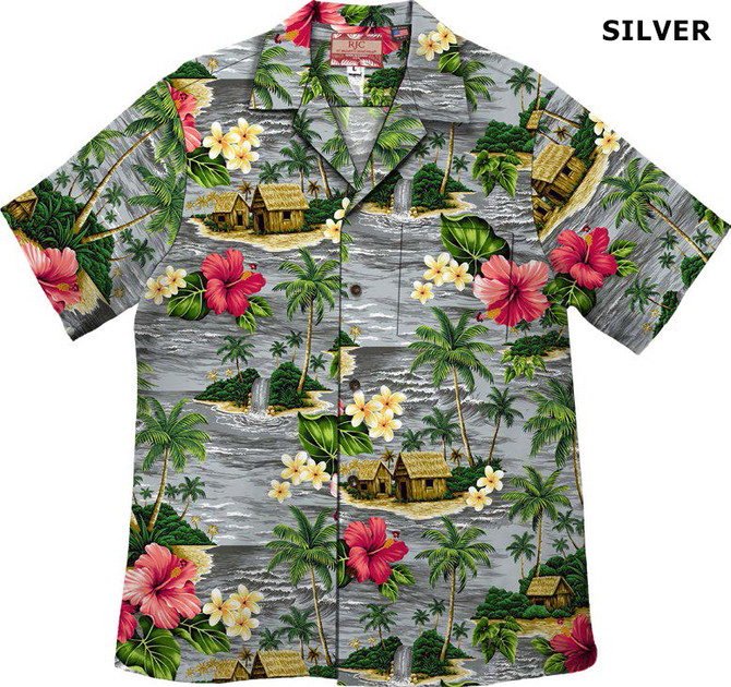 Secluded Island Vacation Men's Hawaiian Shirt