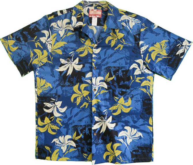 Floating White Ginger Men's Hawaiian Shirt